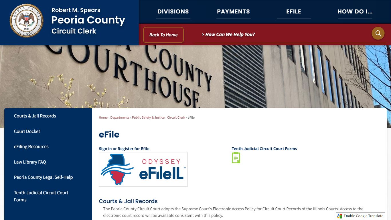 eFile | Peoria County, IL